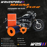 Way2Speed MagnaFlow Nano Fiber Performance Air Filter for Royal Enfield Super Meteor 650 / Shotgun 650 – Stage 2 Free Flow Intake Upgrade